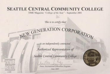 Hội thảo học bổng trường Seattle Central College ngày 27/09/2018 tại TP.HCM