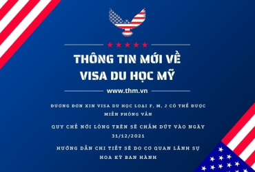 Thông tin mới về visa du học Mỹ loại F, M, J