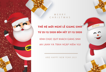 Thông báo nghỉ lễ Giáng Sinh 2020