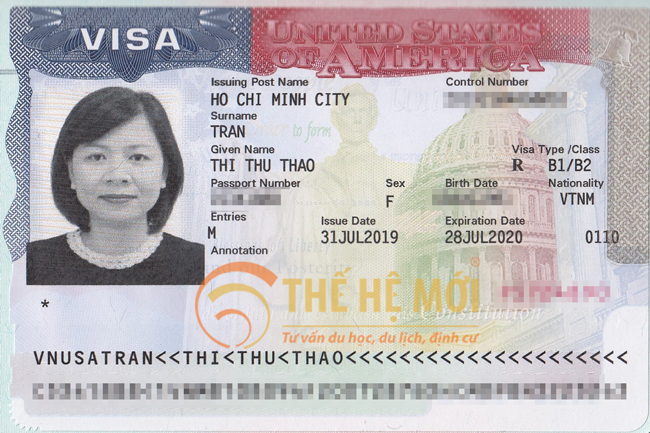 Visa chị Thu Thảo