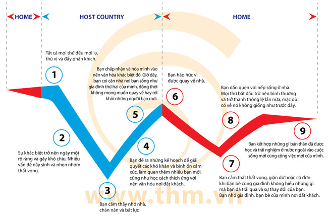 Các giai đoạn sốc văn hóa