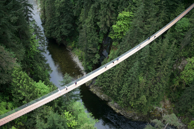 Cầu treo Capilano Ở Vancouver