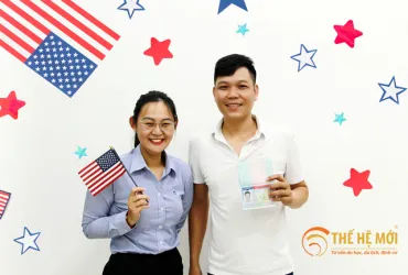 Chúc mừng anh Nguyễn Xuân Hùng đậu Visa CR1 định cư Mỹ diện bảo lãnh vợ chồng của công dân Hoa Kỳ