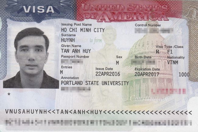Mẫu visa du lịch Mỹ sau 06/04/2016