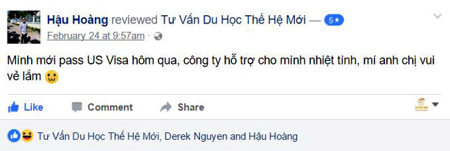Cảm nhận của Đặng Khoa Nam về công ty tư vấn du học uy tín Thế Hệ Mới ở TP.HCM