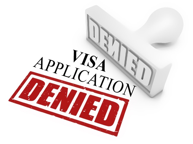 Đơn xin thị thực du lịch Mỹ bị từ chối