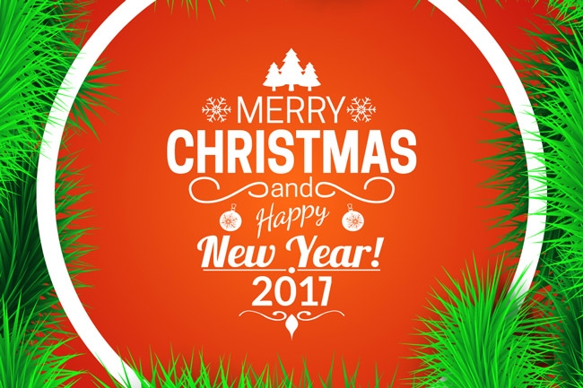 Merry Christmas &amp; Happy New Year 2017