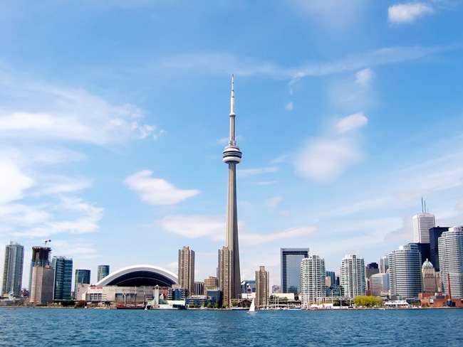 Tháp CN Tower ở Toronto