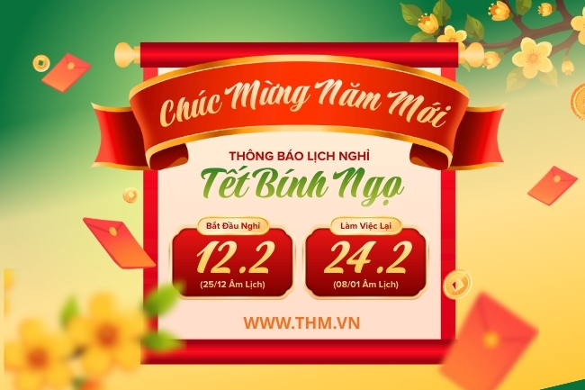 Thông báo nghỉ tết Nguyên Đán Bính Ngọ 2026