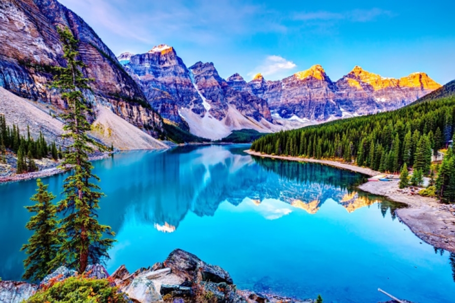 Công ty Thế Hệ Mới | Tư vấn visa du học, du lịch, định cư - Hồ Louise ở  vườn quốc gia Banff