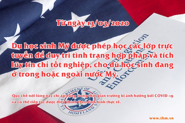 Du học sinh Mỹ được học online để duy trì tình trạng và tích lũy tín chỉ tốt nghiệp trong hoàn cảnh COVID-19